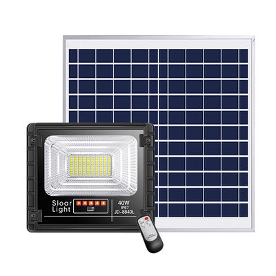 25w 150w 300 วัตต์น้ำท่วมพลังงานแสงอาทิตย์ 80lm / w 3.7V ไฟรักษาความปลอดภัยพลังงานแสงอาทิตย์กลางแจ้ง