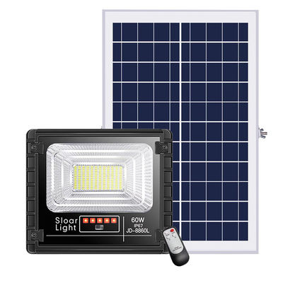 25w 150w 300 วัตต์น้ำท่วมพลังงานแสงอาทิตย์ 80lm / w 3.7V ไฟรักษาความปลอดภัยพลังงานแสงอาทิตย์กลางแจ้ง