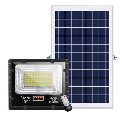 25w 150w 300 วัตต์น้ำท่วมพลังงานแสงอาทิตย์ 80lm / w 3.7V ไฟรักษาความปลอดภัยพลังงานแสงอาทิตย์กลางแจ้ง