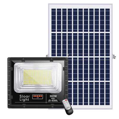 25w 150w 300 วัตต์น้ำท่วมพลังงานแสงอาทิตย์ 80lm / w 3.7V ไฟรักษาความปลอดภัยพลังงานแสงอาทิตย์กลางแจ้ง