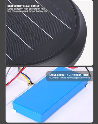 35/65/85 ซม. สแตนเลส LED ไฟสวนพลังงานแสงอาทิตย์ 6500LM รองรับ Dimmer