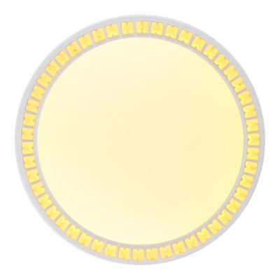 พัดลมเพดานแบบพับได้สีขาวขนาด 5250lm 70W พร้อมไฟสำหรับบ้าน