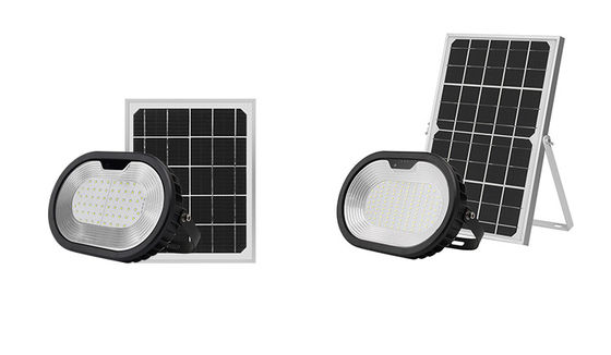 CE กันน้ำ 80W 50W ไฟ LED น้ำท่วมพลังงานแสงอาทิตย์ 50000hour Solar Security Flood Lights