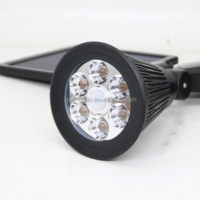 12LEDs 20-600Lumen Solar Motion Sensor Spotlight หัวคู่ Solar Spotlight