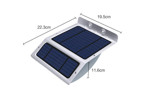 6000-7000K 20pcs LED Solar Sensor โคมไฟติดผนังสำหรับไฟโฆษณา
