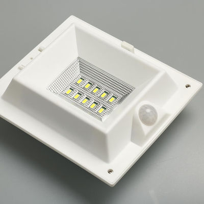 300lm / w 3.2v ขนาดเล็ก Led พลังงานแสงอาทิตย์ Pir Motion Sensor Light / Solar Powered Pir Garden Lights