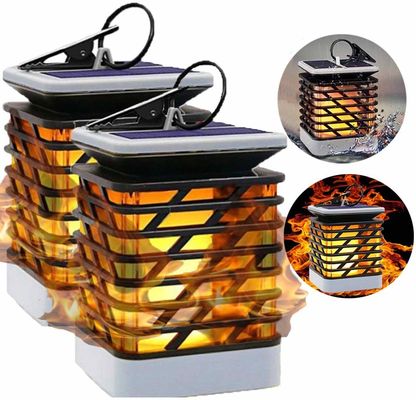 30LM 3500K ไฟ LED พลังงานแสงอาทิตย์ริบหรี่ไฟคบเพลิง