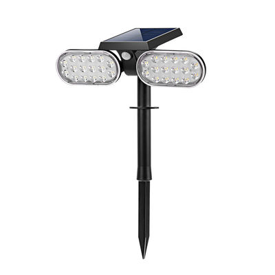 ภายนอก 90lm / W 3.7V Pir Motion Sensor ไฟสวนพลังงานแสงอาทิตย์รองรับ Dimmer