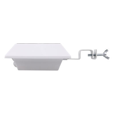 Super Bright 6000K 4Pcs นำไฟติดผนังรั้วพลังงานแสงอาทิตย์พร้อม Motion Sensor