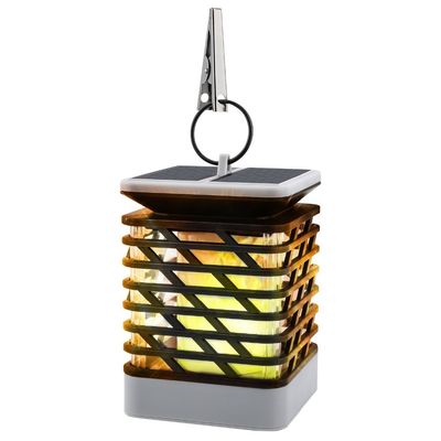 Warm White 3500K 40LM ไร้สาย LED โคมไฟสวนพลังงานแสงอาทิตย์ Solar Flame Torches