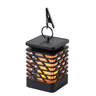Warm White 3500K 40LM ไร้สาย LED โคมไฟสวนพลังงานแสงอาทิตย์ Solar Flame Torches