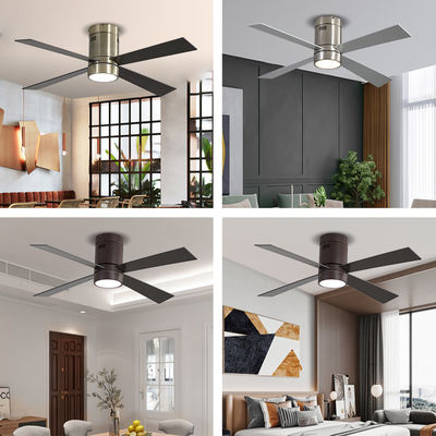 65W 48Inch 4 Metal Blade พัดลมเพดานสไตล์โมเดิร์น