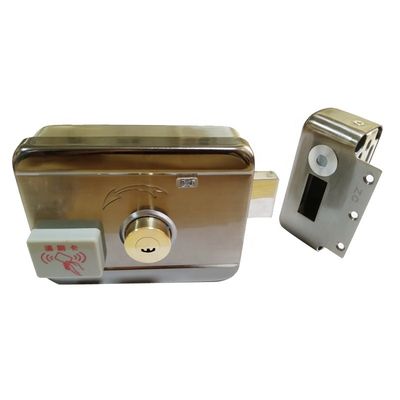4x AA แบตเตอรี่สแตนเลสสมาร์ทรั้วประตูล็อค Garden Gate Digital Lock