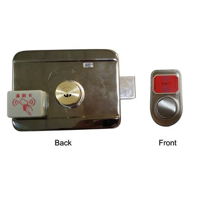 4x AA แบตเตอรี่สแตนเลสสมาร์ทรั้วประตูล็อค Garden Gate Digital Lock