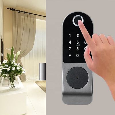 ลูกบิดทรงกระบอก 38mm-70mm Smart Electronic ล็อค ปุ่มกดแบบรวม Deadbolt