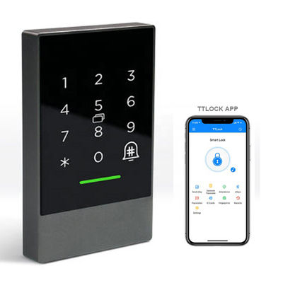 ล็อคประตูสมาร์ทการ์ด 110v 220v ล็อครหัสผ่านอิเล็กทรอนิกส์ Bluetooth แบบไม่มีกุญแจ