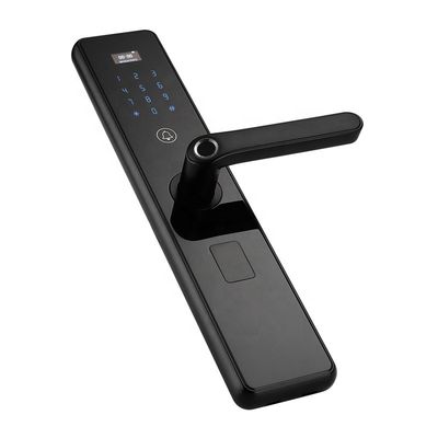 Keyless Swipe Card ลายนิ้วมือ 70 มม. Smart Electronic ล็อค แบตเตอรี่ AA 8 ก้อน