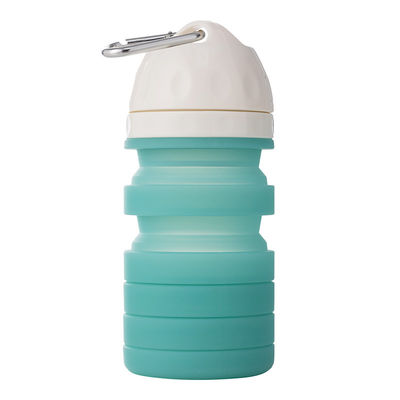 ซิลิโคนกลางแจ้ง 570ml ผลิตภัณฑ์สำหรับสัตว์เลี้ยงสุนัขพับได้ถ้วยดื่ม