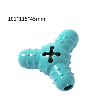 ความปลอดภัย NTPE TPR ผลิตภัณฑ์สำหรับสัตว์เลี้ยง  Ball Dog Toy