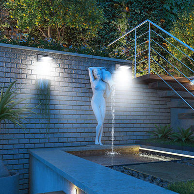 Waterproof 200LM 21pcs LED Solar Sensor โคมไฟติดผนังสำหรับ Garden