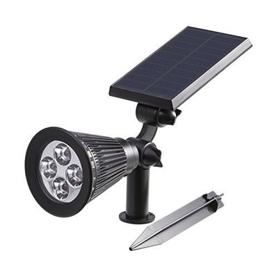 ไฟ RGB เปลี่ยนสีได้ 5000K ไฟภูมิทัศน์พลังงานแสงอาทิตย์ IP44 200 Lumen ไฟเส้นทางพลังงานแสงอาทิตย์