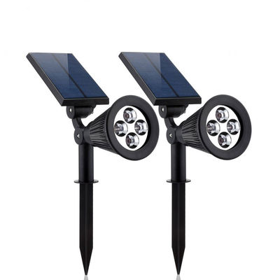 ไฟ RGB เปลี่ยนสีได้ 5000K ไฟภูมิทัศน์พลังงานแสงอาทิตย์ IP44 200 Lumen ไฟเส้นทางพลังงานแสงอาทิตย์