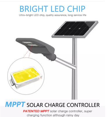 รีโมทคอนโทรล 200lm 6000k Led Solar Flood Light