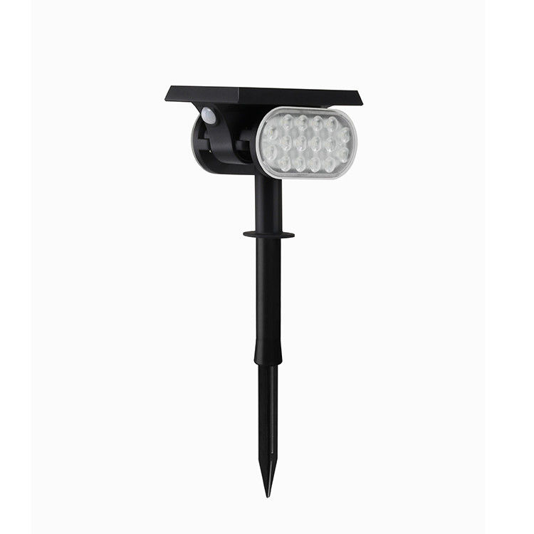 ภายนอก 90lm / W 3.7V Pir Motion Sensor ไฟสวนพลังงานแสงอาทิตย์รองรับ Dimmer