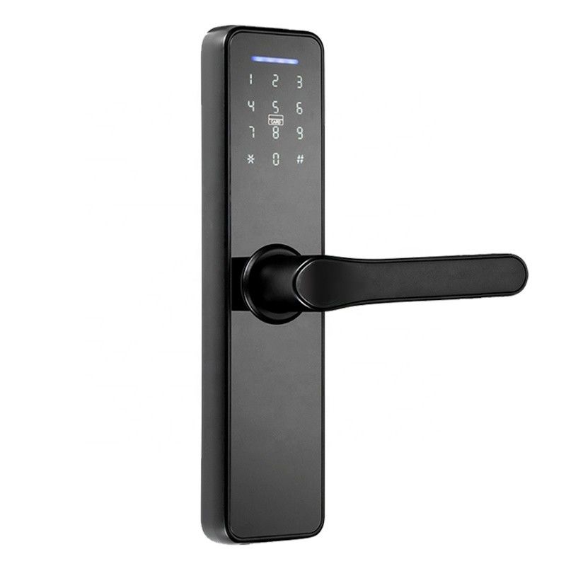 ห้องนอน 30mm-70mm Smart Key Electronic ล็อค สำหรับประตูไม้ Single Double Cylinder