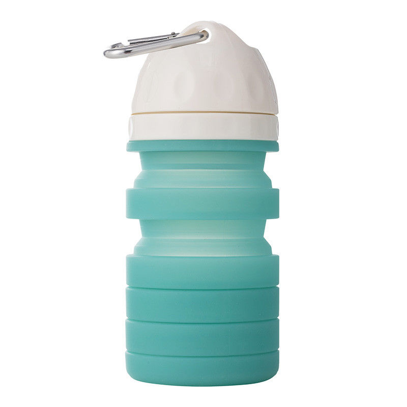 ซิลิโคนกลางแจ้ง 570ml ผลิตภัณฑ์สำหรับสัตว์เลี้ยงสุนัขพับได้ถ้วยดื่ม