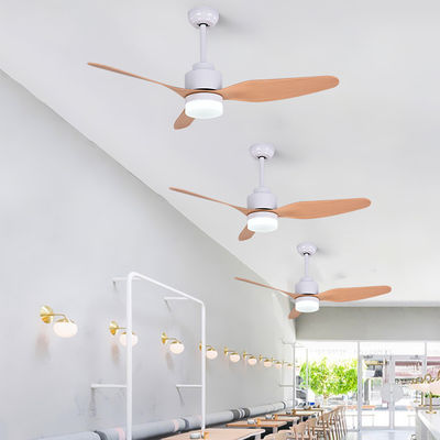 Residential Modern 65W 1500LM 3 พัดลมเพดาน ABS Blade 47 นิ้ว