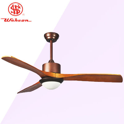 Dc Motor 3 Ploywood Blades พัดลมเพดาน LED หรี่แสงได้ในร่มที่ทันสมัย